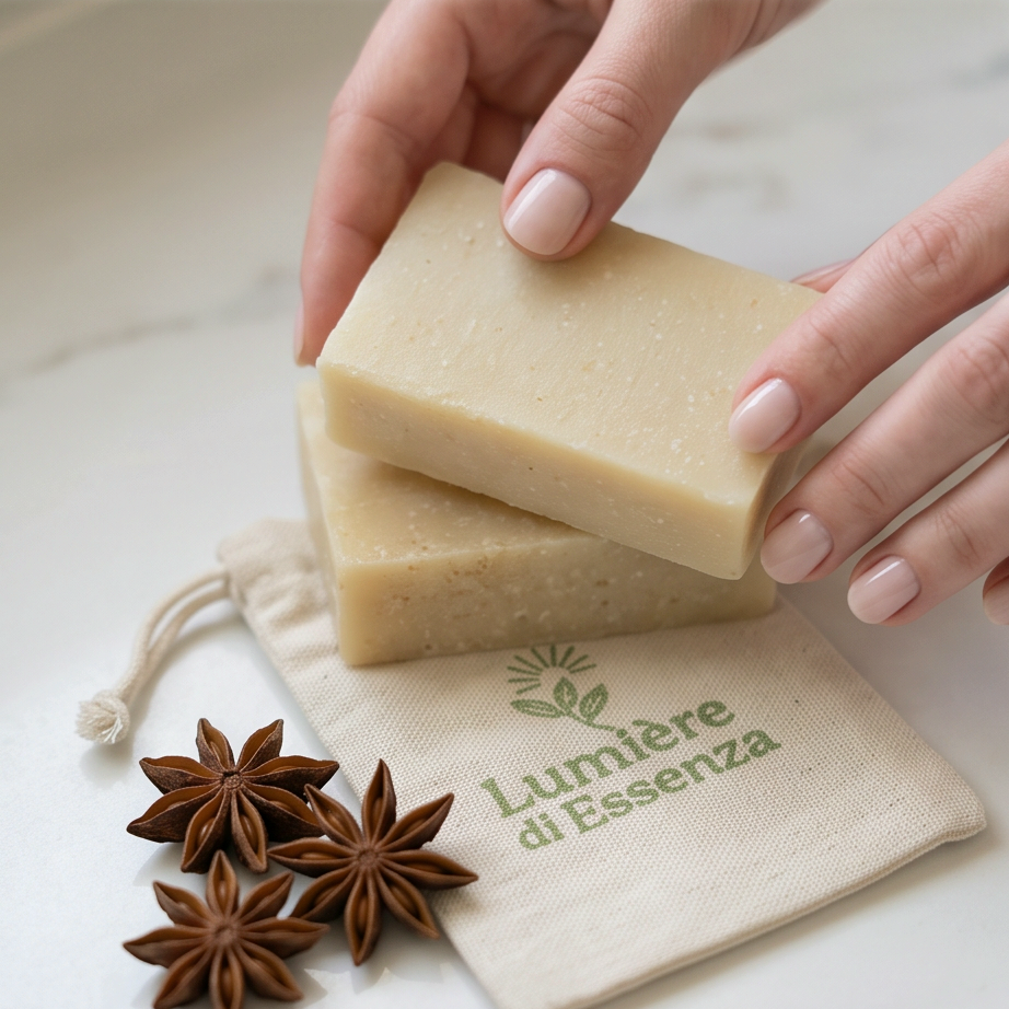 LUMIÈRE di ESSENZA - SAPONE ARTIGIANALE AL LEMONGRASS VIVACE