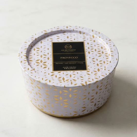 THE SOY COMPANY SHIMMER TIN CANDLES