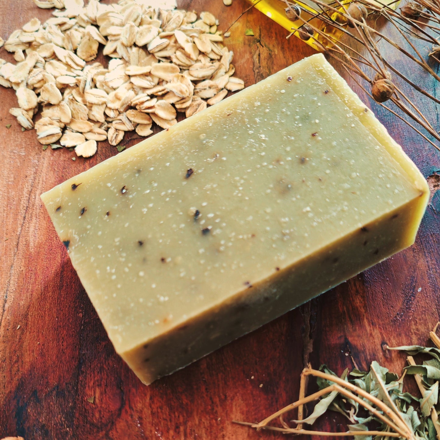 PEPPERMINT LEAF HANDMADE BAR SOAP