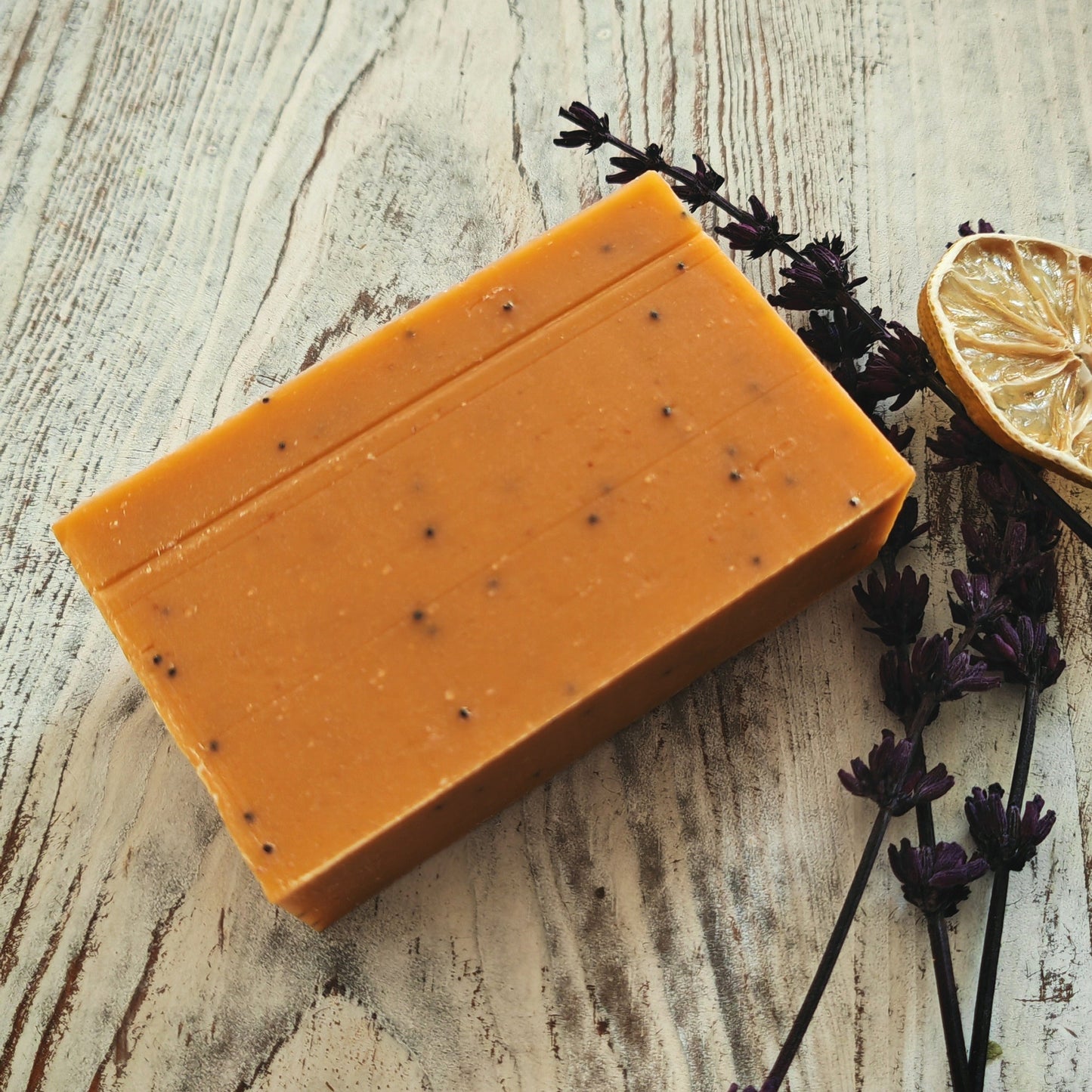 LEMON POPPY SEED HANDMADE BAR SOAP