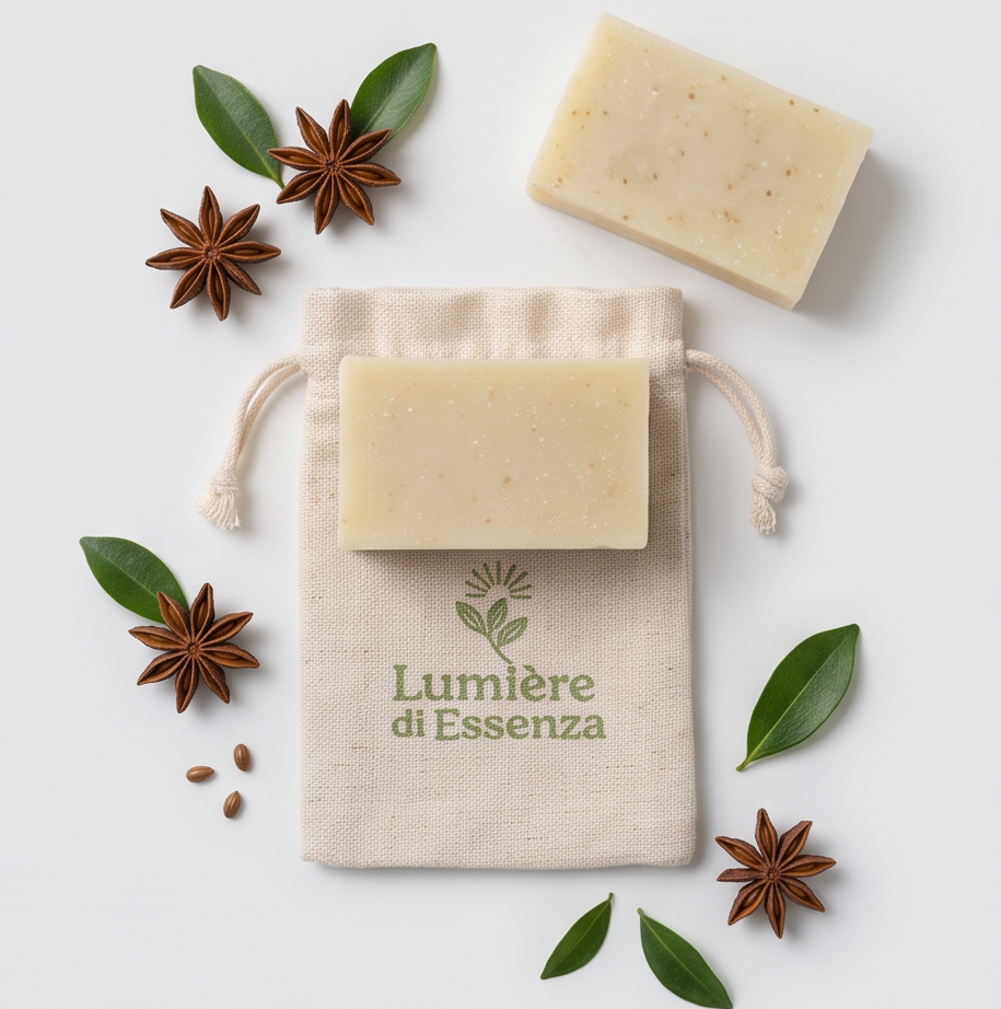 LUMIÈRE di ESSENZA - SAPONE ARTIGIANALE AL LEMONGRASS VIVACE