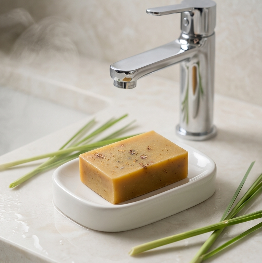 LUMIÈRE DI ESSENZA – ZESTY LEMONGRASS SOAP