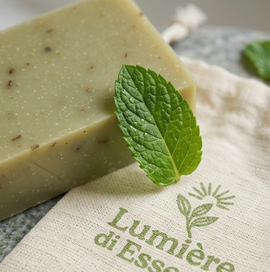 LUMIÈRE di ESSENZA - SAPONE SOLIDO FOGLIA DI MENTA PIPERITA
