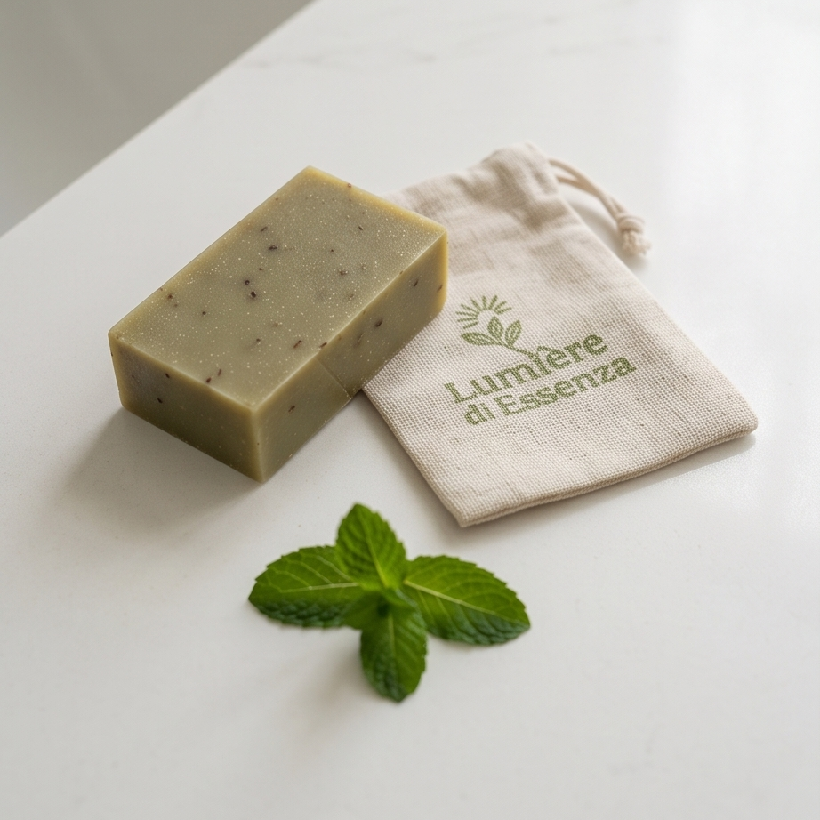 LUMIÈRE di ESSENZA - SAPONE SOLIDO FOGLIA DI MENTA PIPERITA
