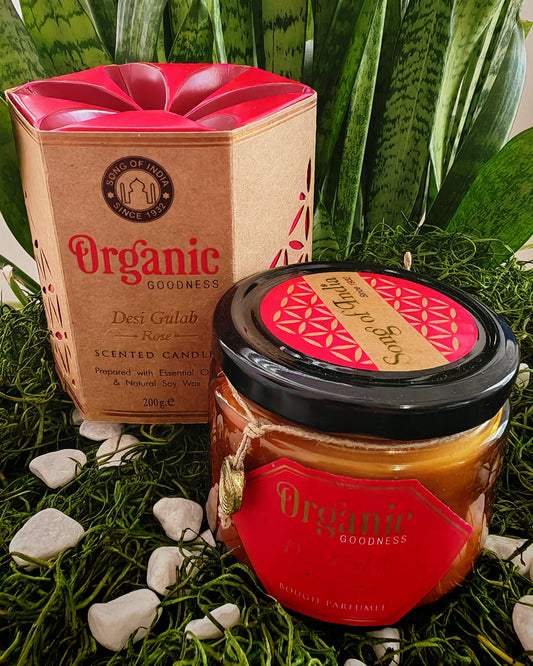 ORGANIC CANDLE/ SONG OF INDIA