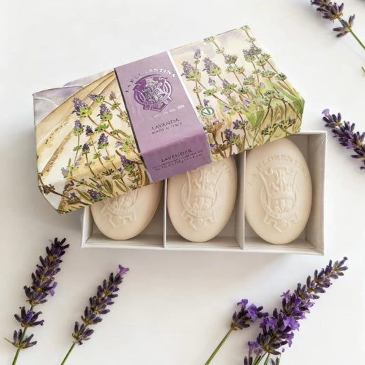 SET SAPONE MANI LA FLORENTINA CON 3 SAPONETTE