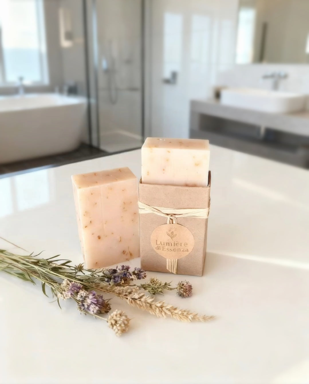 JABÓN EN BARRA NATURAL DE SALVIA DE LA PRADERA