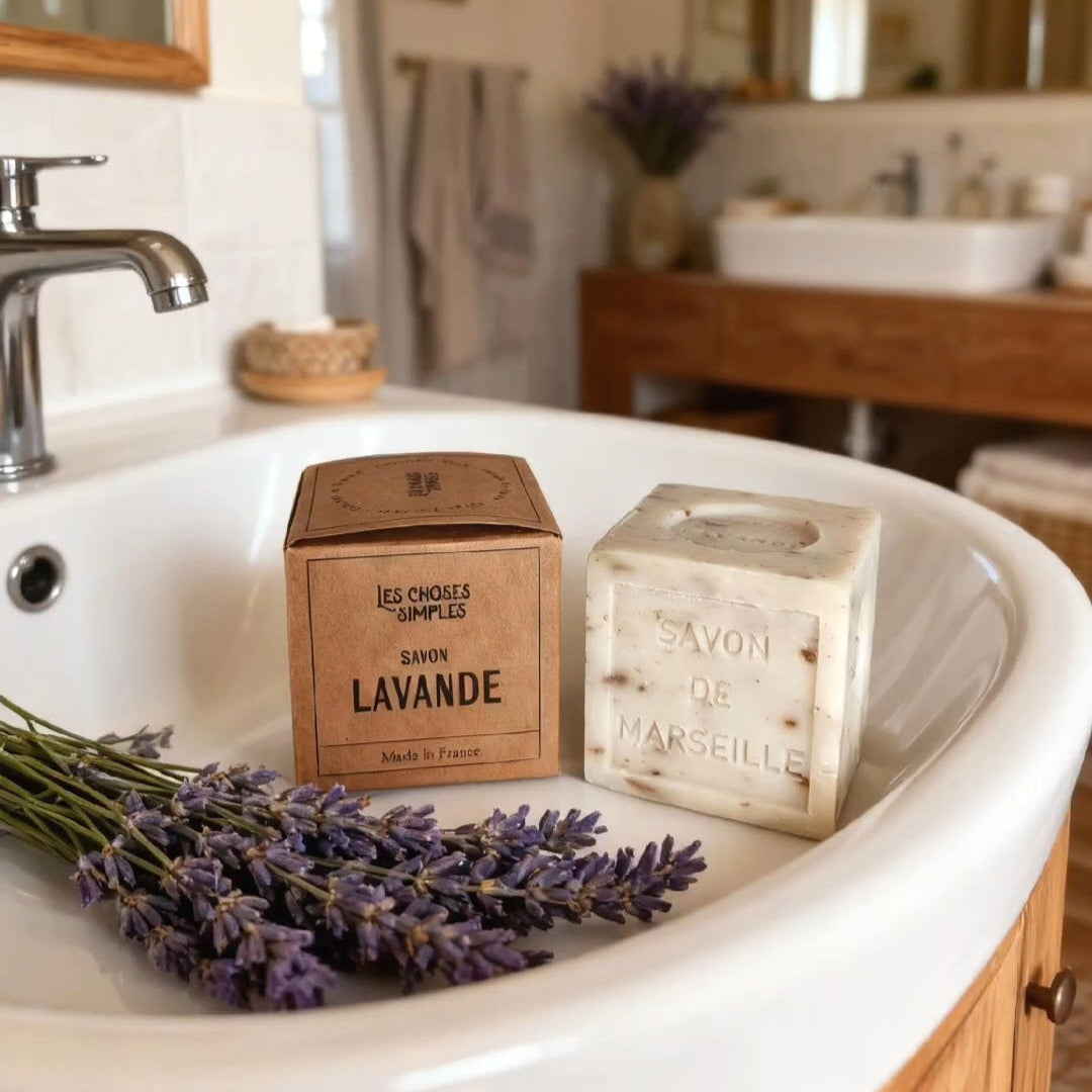 LES CHOSES SIMPLES - SAVON DE MARSEILLE BAR SOAP