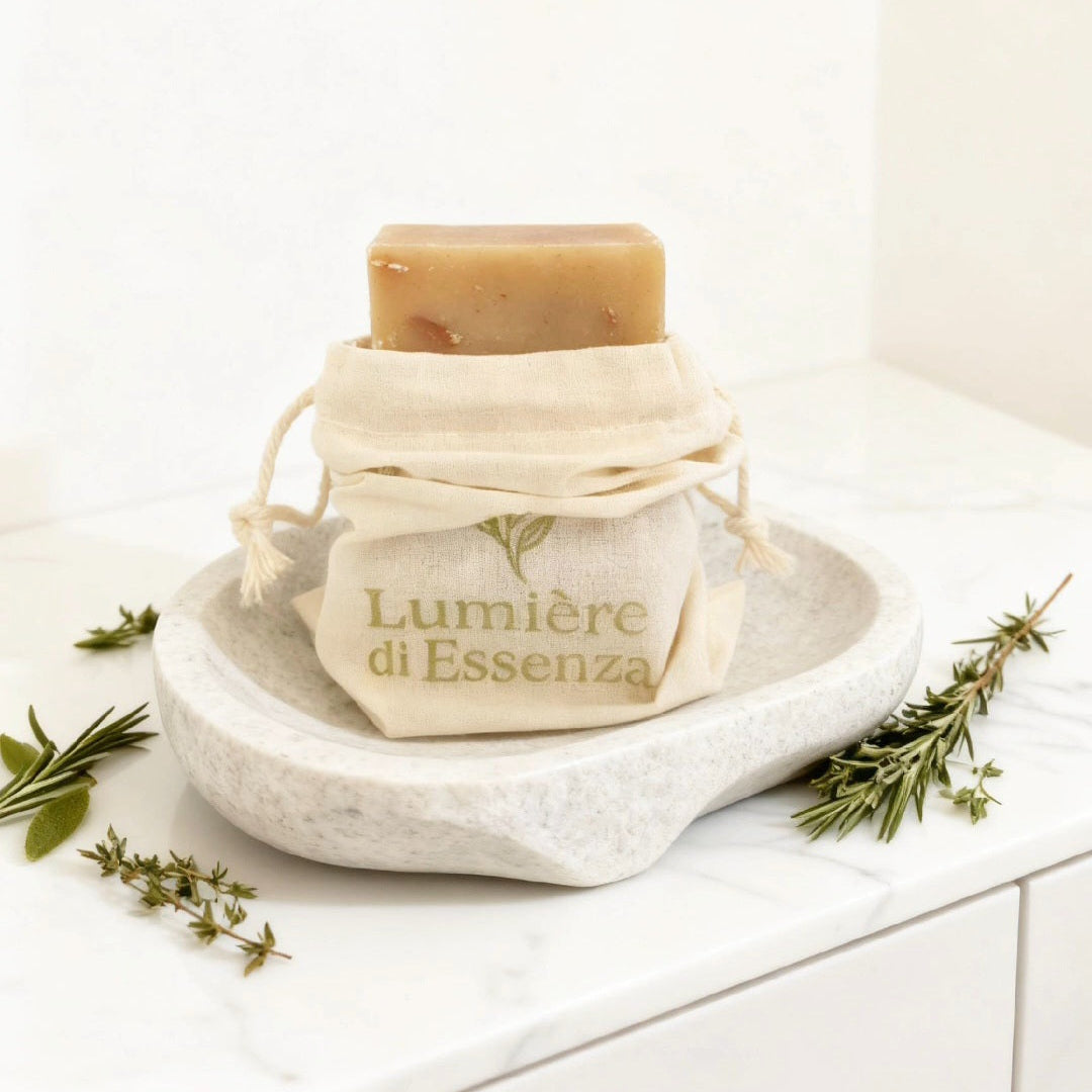 LUMIÈRE di ESSENZA  - ZESTY LEMONGRASS HANDMADE BAR SOAP